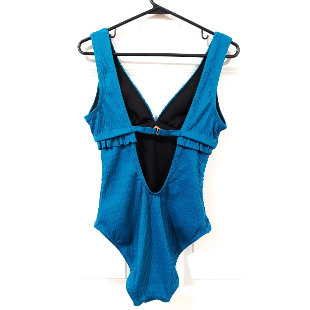 Chelsea28 Ruffle Trim One-Piece Swimsuit - Picture 3 of 5